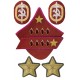 КОМИССАР Государственной Безопасности 1 РАНГА, петлицы и нарукавные знаки, обр. 1937 г.